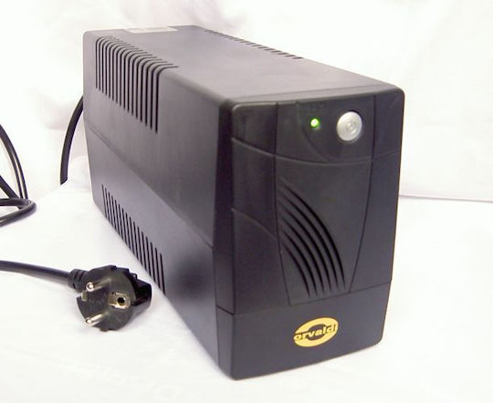Orvaldi 450LED UPS Line-Interactive 450VA 240W with 2 Schuko Power Plugs