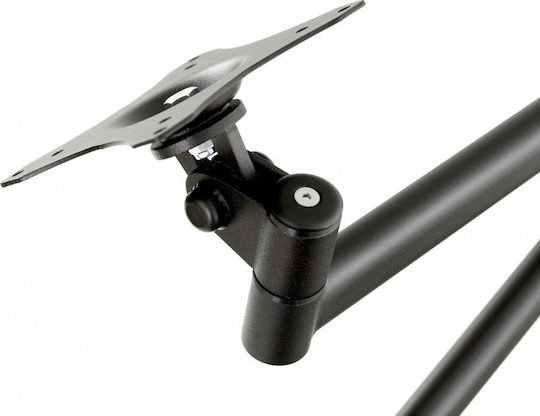 Edbak SV03 Ständer Auf dem Schreibtisch Bildschirm bis zu 27" mit Arm Weiß