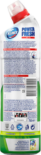 Klinex Gel Καθαρισμού Κατά των Αλάτων με Άρωμα Λεμόνι 750ml