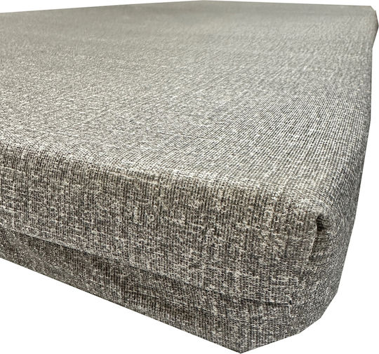SteweHome Ημίδιπλο Υπόστρωμα Camping 180x70cm Πάχους 6cm Γκρι