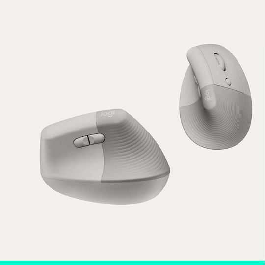 Logitech Lift Wireless Ergonomic Vertical Mouse Beige