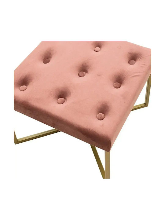 Hocker Für Das Wohnzimmer Metallisch Sämiger Apfel 40x40x30cm