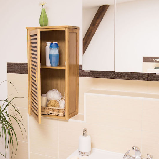 Relaxdays Dulap de baie 35x20x66cm maro