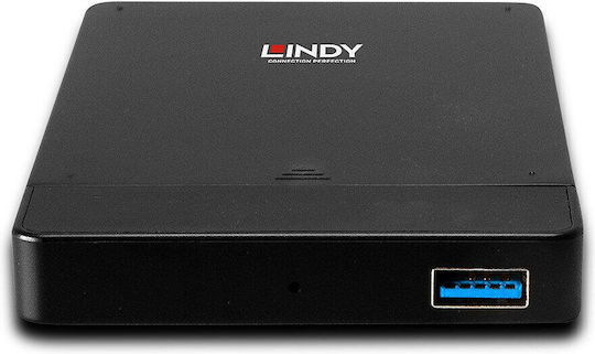 Lindy Hard Drive Case 2.5" SATA III with connection USB 3.0 in Schwarz color