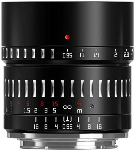 TTArtisan Crop Φωτογραφικός Φακός 50mm f/0.95 Σταθερός για Fujifilm X Mount Ασημί