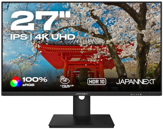 Japannext IPS270UHD60F IPS HDR Monitor 27" 4K 3840x2160 with 8ms GTG Response Time