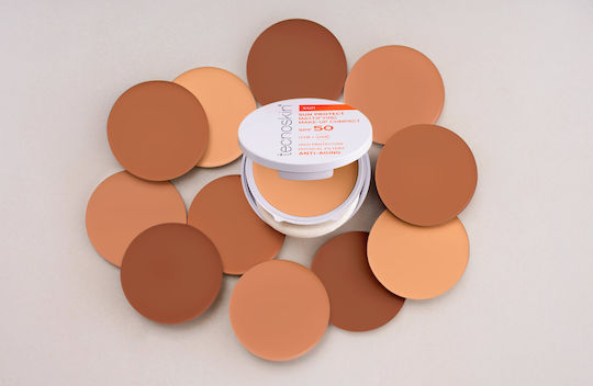 Tecnoskin Sun Protect Mineral Gesichts Sonnencreme SPF50 mit Gefärbt Mittel 10gr