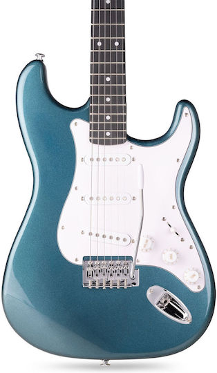 MAX Set Elektrische Gitarre Stratocaster Rot mit Tasche