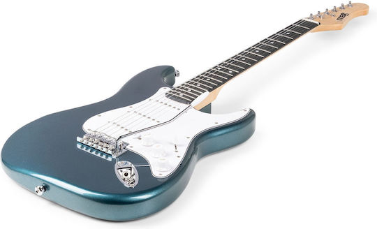 MAX Set Elektrische Gitarre Stratocaster Rot mit Tasche