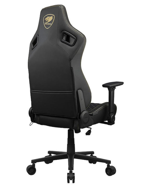 Cougar Καρέκλα Gaming με Ρυθμιζόμενα Μπράτσα Χρυσή