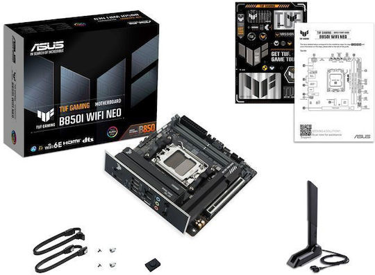 Asus Tuf Gaming B850i WIFI Neo Motherboard Mini ITX with AMD AM5 Socket 90MB1PI0-M0EAY0