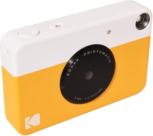 Kodak Printomatic Instant Camera Yellow