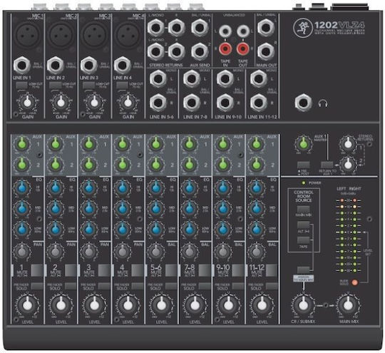Mackie 1202 VLZ4 4 XLR Inputs