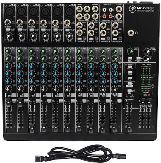 Mackie VLZ4 Аналогова конзола 14 канала с Фантомно захранване & 6 XLR входове