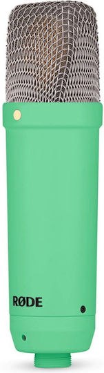 Rode NT1 Signature Series Microfon Condensator pentru Vocală în Culoare Verde + Cablu XLR