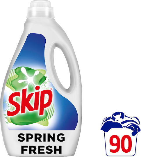 Skip Detergent Lichid Pentru Mașina De Spălat Rufe Spring Fresh 90mez 4,5lt