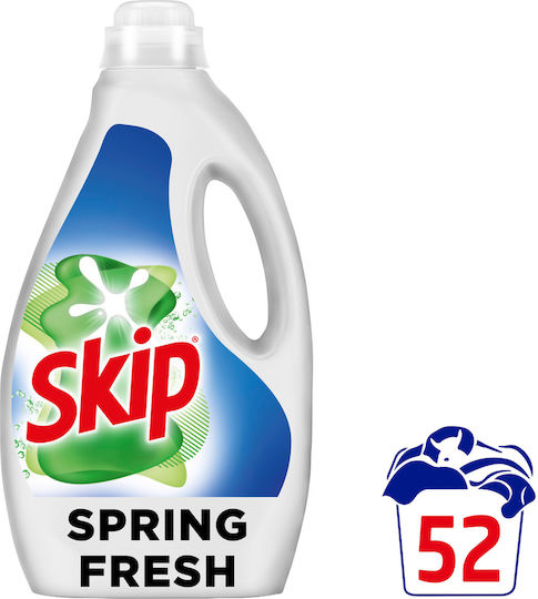 Skip Spring Fresh Liquid Detergent for Coloreds Clothes (52 Measuring Cups)