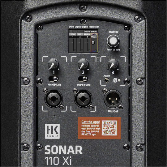 HK Audio Sonar 110 Xi Αυτοενισχυόμενο Ηχείο PA 800W με Woofer 10" 31x30x53.5εκ.