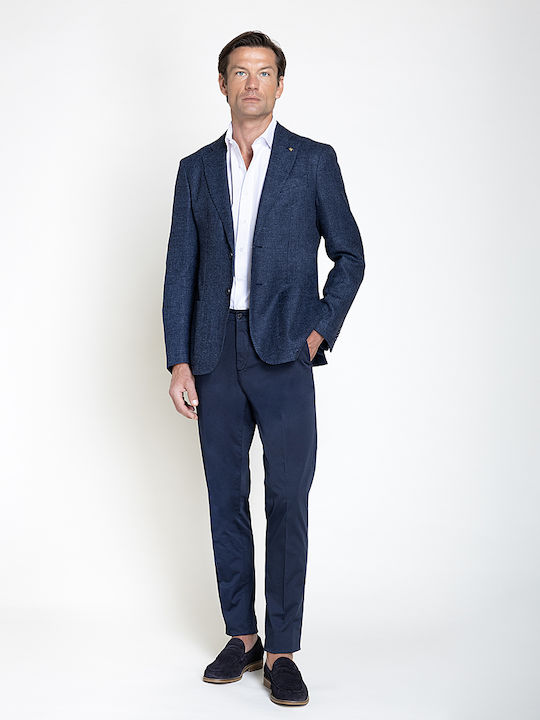CC Collection Corneliani Winter Herrenanzugjacke mit Schlanker Passform Dunkelblau 27XZ44-2766504/001