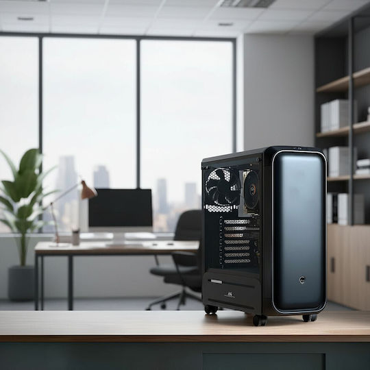 Maclean Energy Bază de Pardoseală pentru Carcasă PC cu Roti MC-851