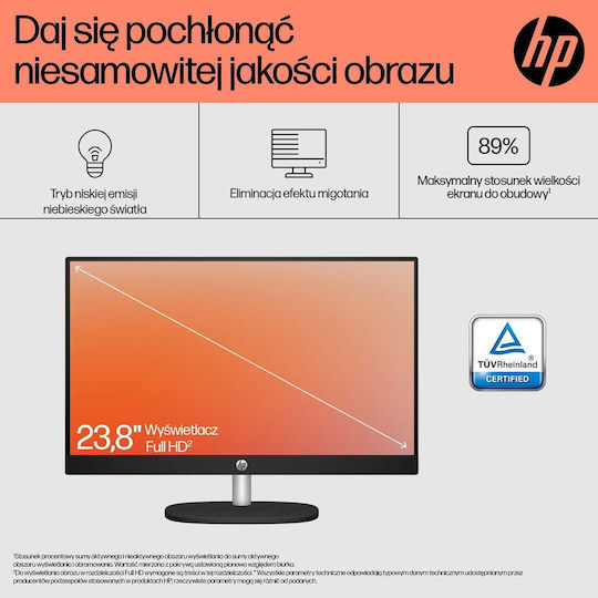 HP 24-cr0334nw 23.8" (Ryzen 7-7730U/16GB/512GB SSD/FHD/No OS)
