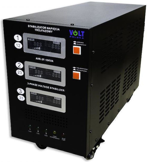 Three-phase Voltage Stabilizer Volt Polska Avr Pro 10000va