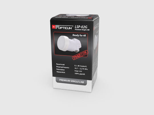 Opticum RXKON01 LNB Единично (1 Изход) с Ниско Ниво на Шума 0.1dB