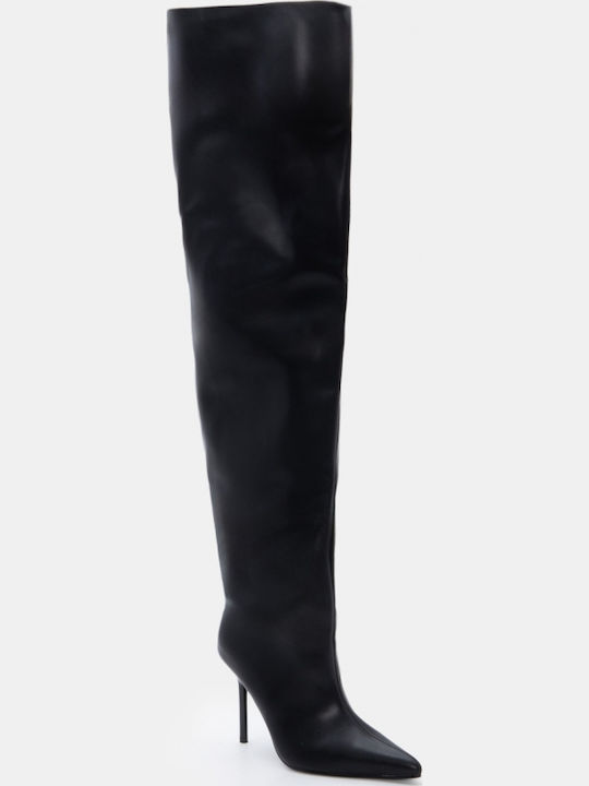 Women's Boots Over The Knee Black