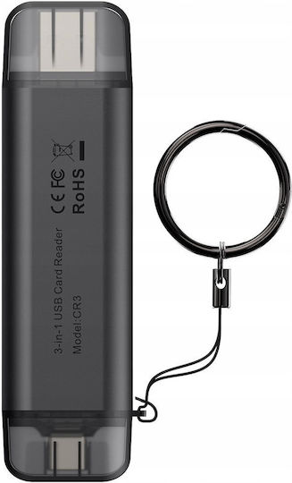 Ulanzi Кард Рийдър USB 2.0 / USB 3.2 за SD Карта