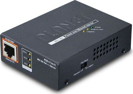 Planet Poe-171a-95 Ултра PoE инжектор 802.3bt до 95W 1000Base-T настолен