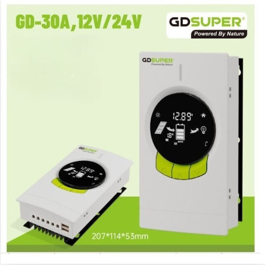 Gdsuper MPPT 12V 30A