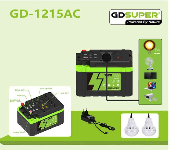 Solar Panel Charger 100W with USB Output for Portable Devices