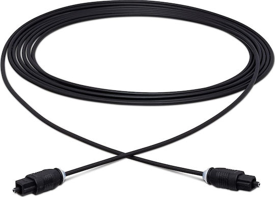 Hosa Optisches Audiokabel TOS männlich - TOS männlich Schwarz 0.9m (OPT-103)
