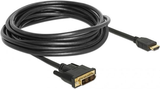 Kabel DVI-D-Stecker - HDMI-Stecker 5m Schwarz (85586)