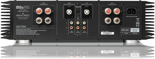 Musical Fidelity M6s PRX Усилвател на мощност Hi-Fi усилвател Stereo 230W/8Ω 4314