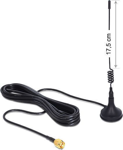 DeLock 88879 Internal Wi-Fi Omnidirectional Antenna 3dBi With SMA Connection