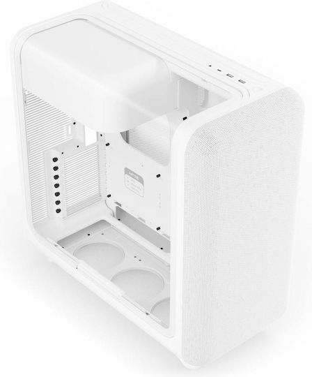 HYTE X50 Gaming Midi Tower Κουτί Υπολογιστή με Πλαϊνό Παράθυρο Snow White