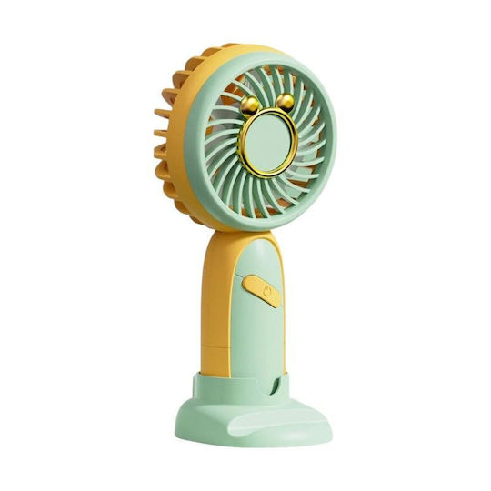 Tradesor Mini Handheld Fan USB 3W Yellow