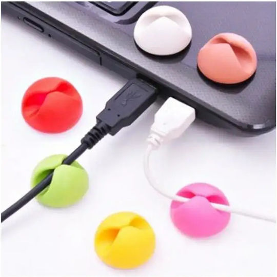 C03G0070448 Cable Clips 6pcs Multicolour