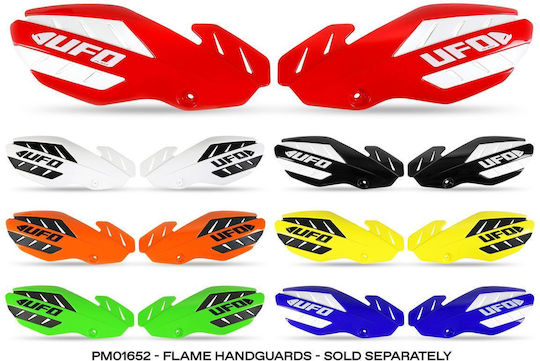 UFO Kit de Montaj pentru Protecții Universale pentru Mâini de Motocicletă în Culoare Neagră