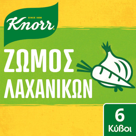 Knorr Κύβοι Μαγειρικής Λαχανικών 60gr Συσκευασία των 6