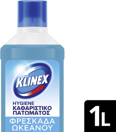 Klinex Prospețime Oceanică Lichid de Curățare pentru Podele cu Acțiune de Dezinfectare 1x1l
