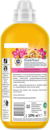 Cajoline Condensed Fabric Softener Gold Ορχιδέα 52 Measuring Cups