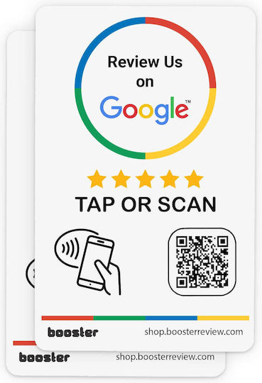Google Review Tap Stickers Smart Tap Nfc & Qr Instant Reviews 10-pack