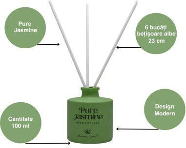 Aroma Land Odorizant De Cameră Jasmine Pur 100ml
