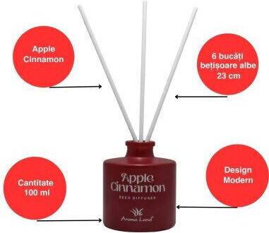 Aroma Land Odorizant De Cameră Măr Scorțișoară 100ml