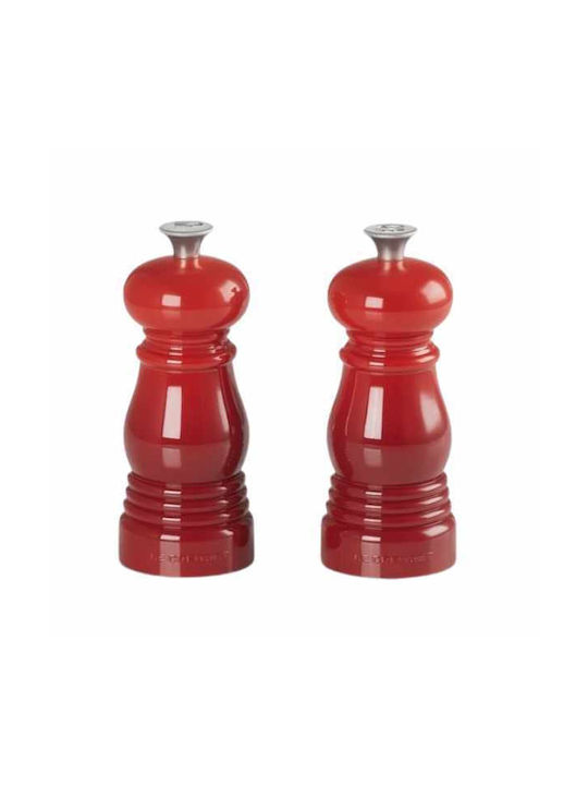 Le Creuset Le Creuset Salz- und Pfeffermühlen-Set Handbuch Keramik in Orange Farbe 2 Stück