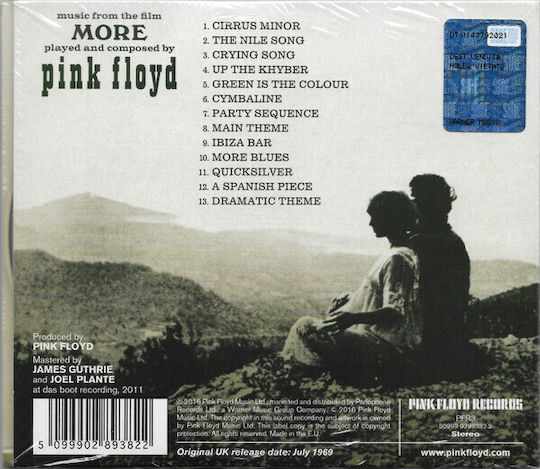 Pink Floyd Soundtrack From Film More Cd