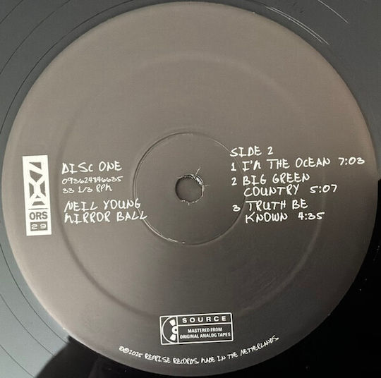 Neil Young Mirror Ball Vinyl