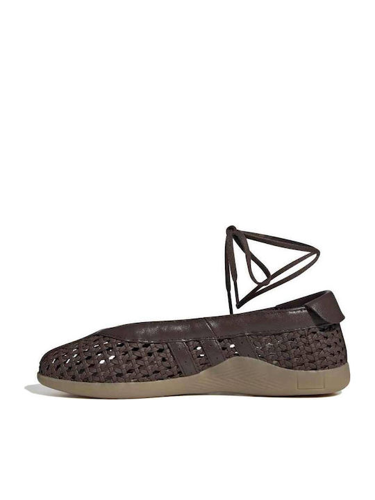 Damen Ballerinas in Braun Farbe